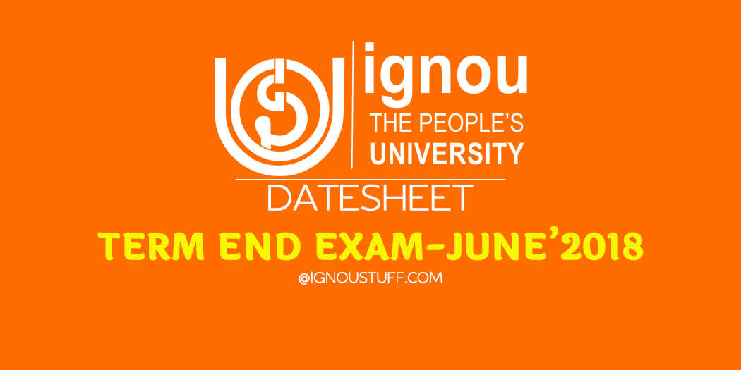 ignou-exam-datesheet 2018