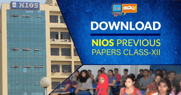 NIOS Previous Papers Class 12 | Previous 10 Year Question Paper