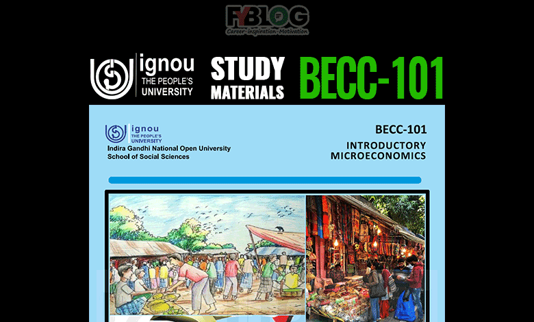 BECC-101 Study Material (Ignou eBook BECC-101)