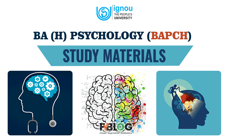 Ignou BAPCH Study Material- Ignou BA Psychology
